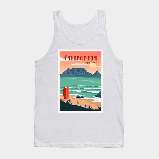 California surfing paradise Tank Top by NeedsFulfilled